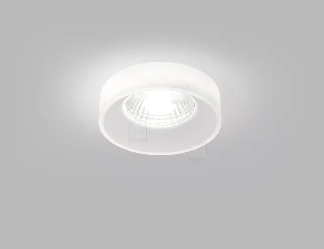 IVA Χωνευτό Φωτιστικό Οροφής LED 5W Λευκό IP44 Dimmable