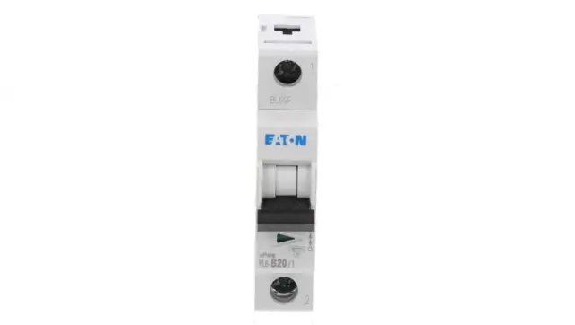 PL6-B20/1 Miniature circuit breaker (MCB), 20 A, 1p, characteristic: B