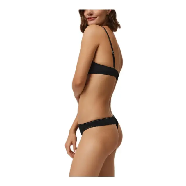 Ysabel Mora Γυναικείο String Panty, Χρώμα Μαύρο - S 2