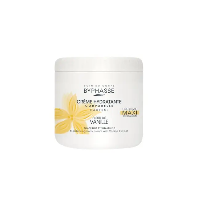 Byphasse Moisturizing Body Cream With Vanilla Extract 500ml