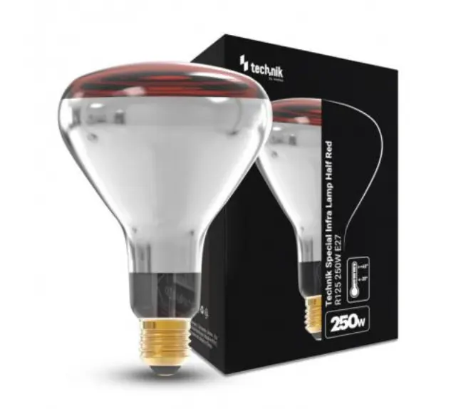 Infrared Lightbulb - Λαμπτήρας Υπέρυθρης Ακτινοβολίας TECHNIK