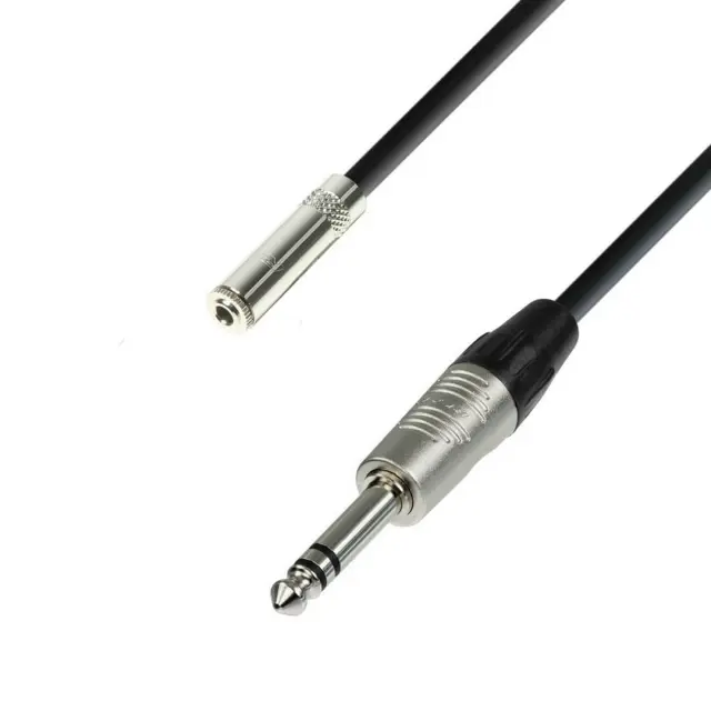 Adam Hall K4BYV0300 4Star Series Καλώδιο Επέκτασης 1/4 Stereo Jack 3m Μαύρο