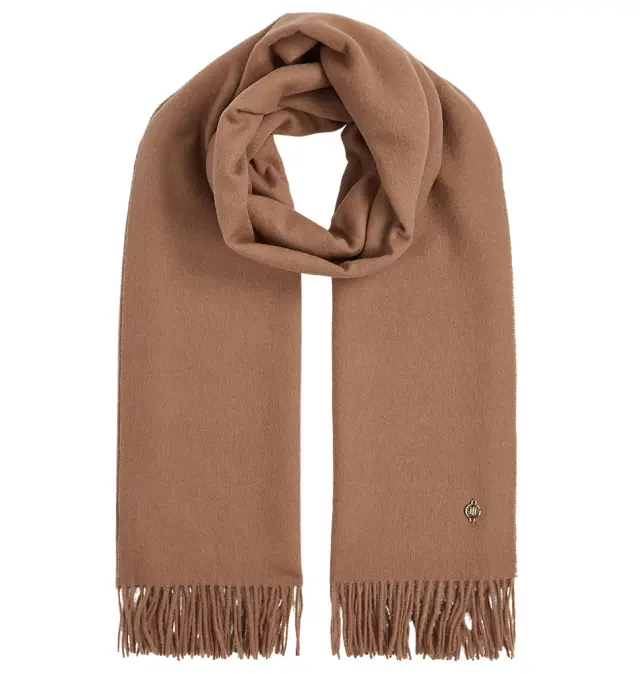 Κασκόλ TOMMY HILFIGER 13894 Th Elevated Wool Κάμελ