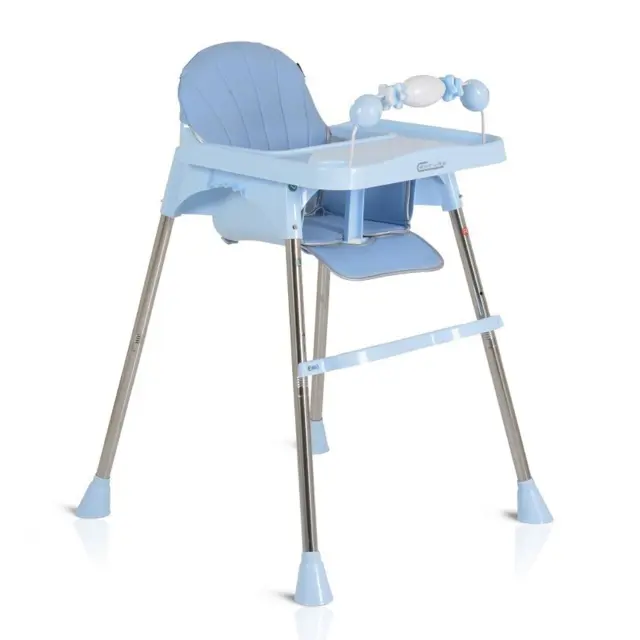 Moni Καρεκλάκι Φαγητού Century Blue με Παιχνίδια 3801005153404