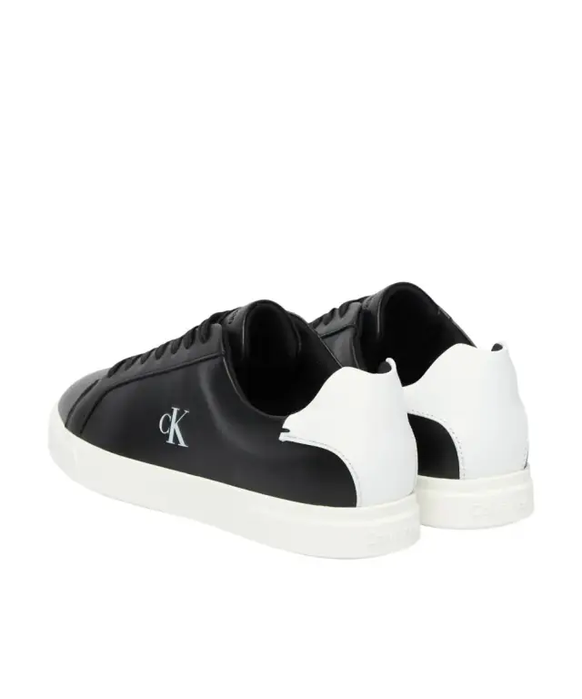 Calvin Klein - Γυναικεία Sneakers Low Pro Cup Laceup Lth Moire HW0HW02845-0GM Μαύρο 3