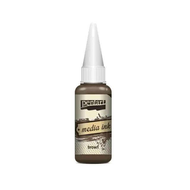 Μελάνι Media Ink Pentart 20ml, Brown