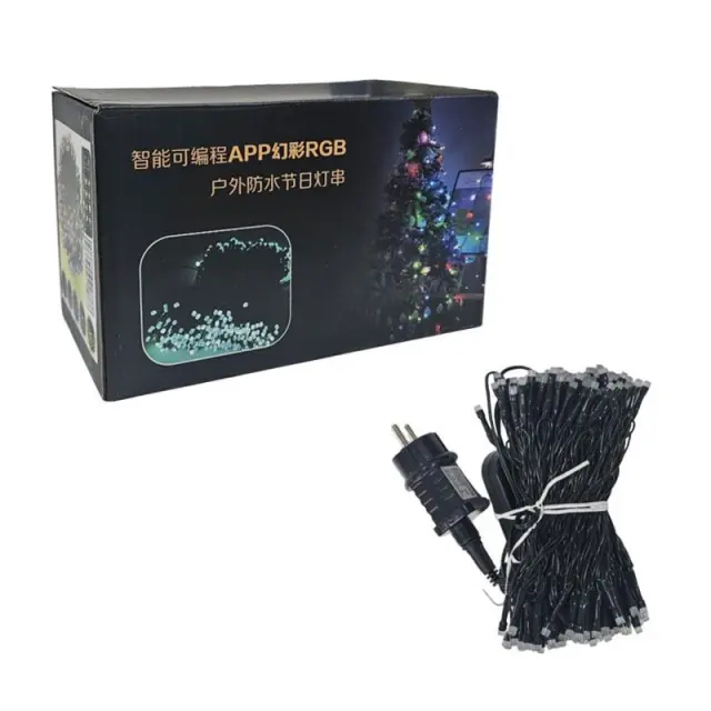 Χριστουγεννιάτικα Λαμπάκια LED RGB 24m 200 Λαμπάκια - Christmas LED String Lights RGB 0282008