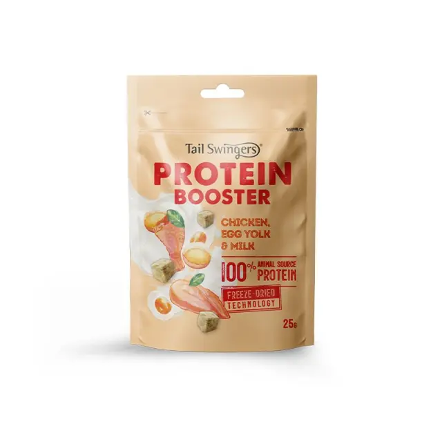 Tail Swingers Freeze Dried Protein Boosters Λιχουδιές με Κοτόπουλο, Αυγό & Γάλα 25gr