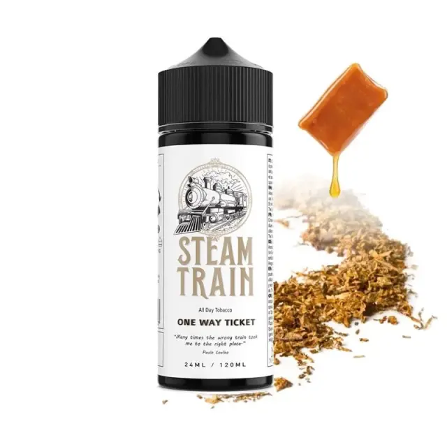 Steam Train Flavor Shot One Way Ticket 24ml/120ml 120ml