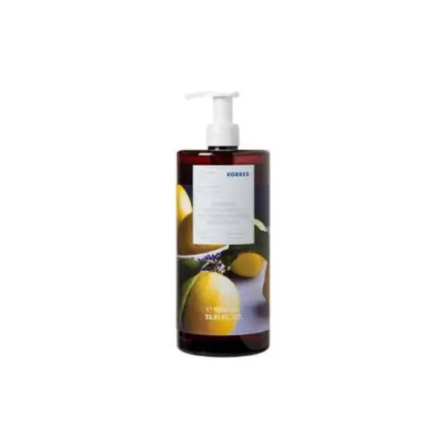 Korres Renewing Body Cleanser Aναζωογονητικό Αφρόλουτρο με Άρωμα Βασιλικός & Λεμόνι, 1000ml
