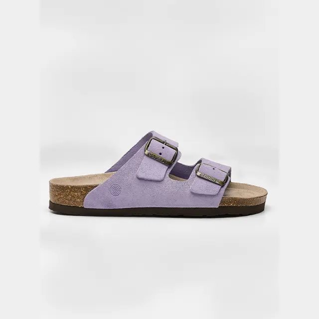 Genuins Παντόφλες Γυναικείο δέρμα Nubuck Μωβ GEN/HAWAII SUEDE G106563 LILAC