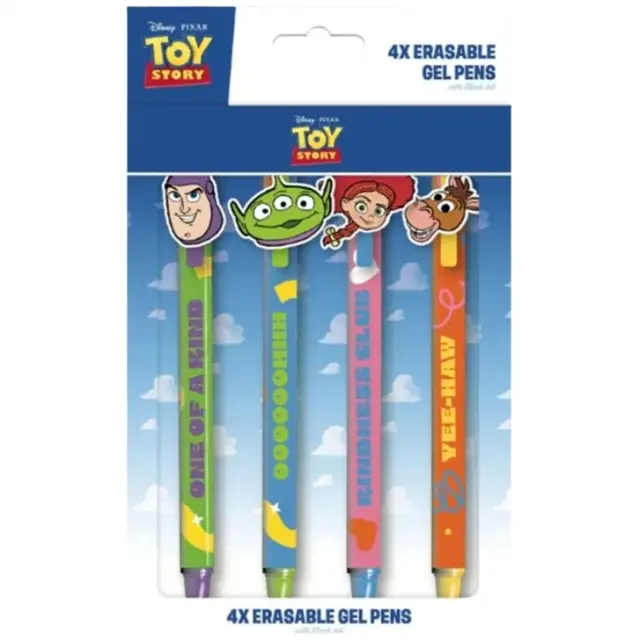 Σετ 4 τμχ Στυλό που σβήνει TOY STORY - 4 Head Topper Erasable Gel Pens SR2510134