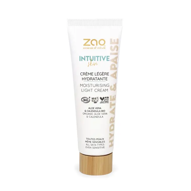 Zao Organic Skin Intuitive Moisturising Light Cream – Βιολογική Ενυδατική κρέμα προσώπου για όλους τους τύπους δέρματος