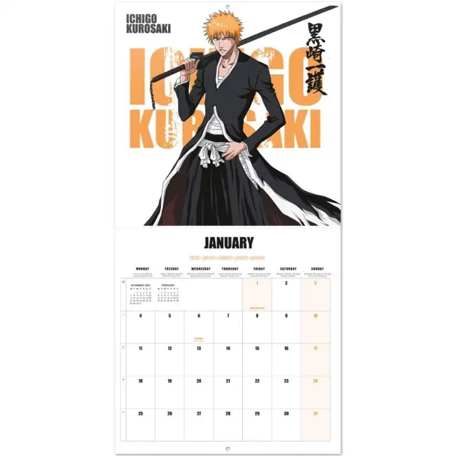 HMEΡΟΛΟΓΙΟ ΤΟΙΧΟΥ BLEACH 2027 30X30 CALENDAR CP27034 3