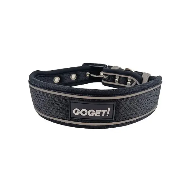 Goget Κολάρο Φαρδύ Air Mesh με Ανακλαστικές Λωρίδες Μάυρο M 5×39-51cm
