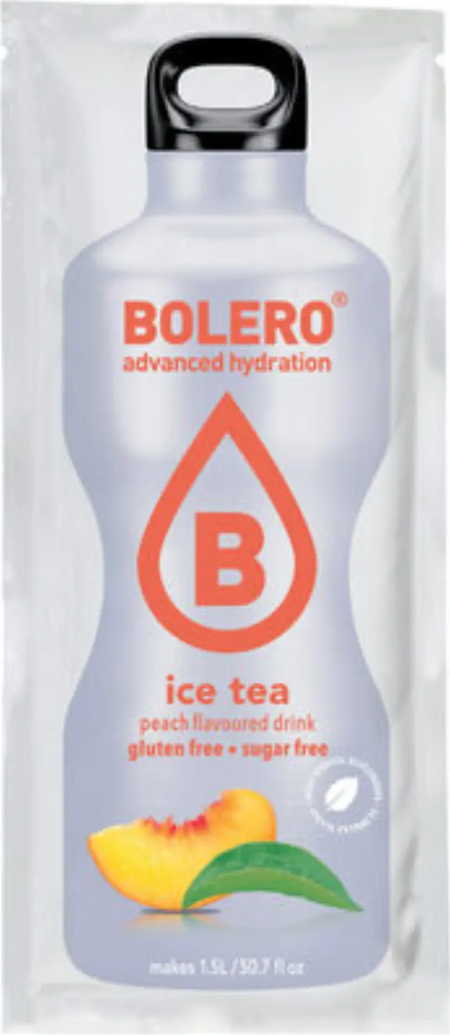 BOLERO Ice Tea Ροδάκινο - χυμός σε σκόνη για 1,5L (σακουλάκι 9γρ)