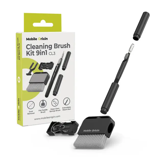Mobile Origin Cleaning Brush Kit 9in1 CL3