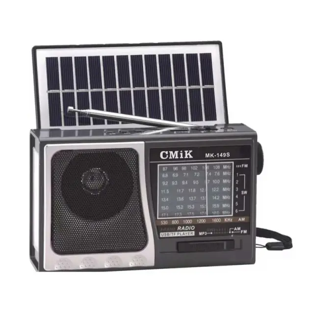 CMiK ΗΛΙΑΚΟ ΡΑΔΙΟΦΩΝΟ ΜΕ BLUETOOTH, USB & ΦΑΚΟ MK-149S
