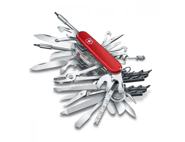 Ελβετικός Σουγιάς Victorinox Champ XXL με 73 λειτουργίες και μήκος 9.1cm - Red 1.6795.XXL 3