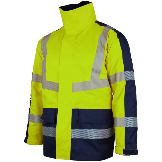Αδιάβροχο Ανακλαστικό Παρκά 4 σε 1 Lacuna Taurus yellow/navy - 2XL