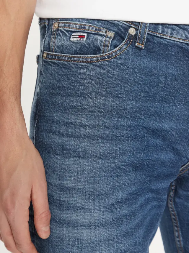 Tommy Hilfiger - Ανδρικό Παντελόνι Τζιν Tapered Slim Fit DM0DM20576-1BK Μπλε 3
