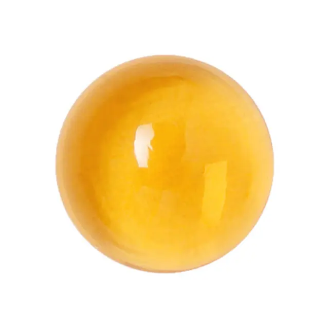 Καμπουσόν Ζαντ White Dyed Gold Στρογγυλό - Ø8mm - 5τεμ