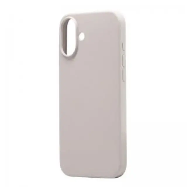 Θήκη Liquid Silicon inos Apple iPhone 16 Plus 5G Velvet Ανοιχτό Γκρι N66018 2