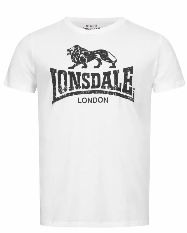 LONSDALE SILVERHILL ΑΝΔΡΙΚΗ ΜΠΛΟΥΖΑ - WHITE WHITE