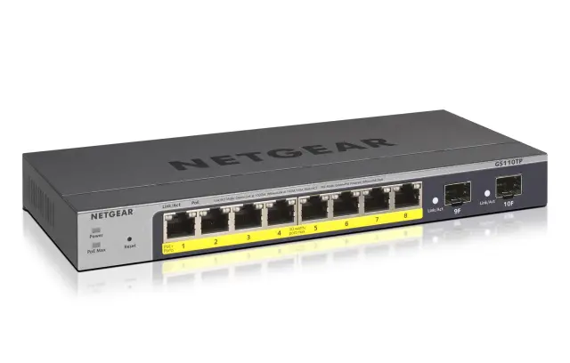 NETGEAR GS110TP Managed L2-L3-L4 Gigabit Ethernet (10-100-1000) Power over Ethernet (PoE) Grey
