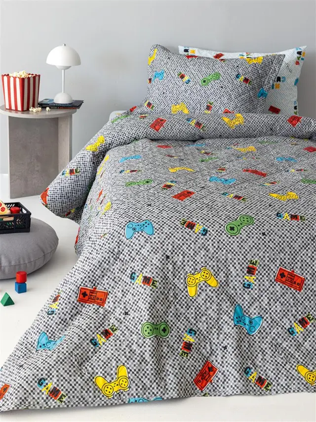 Κουβερλί Ημίδιπλο (160x240) Micros MCR359 microfiber Palamaiki