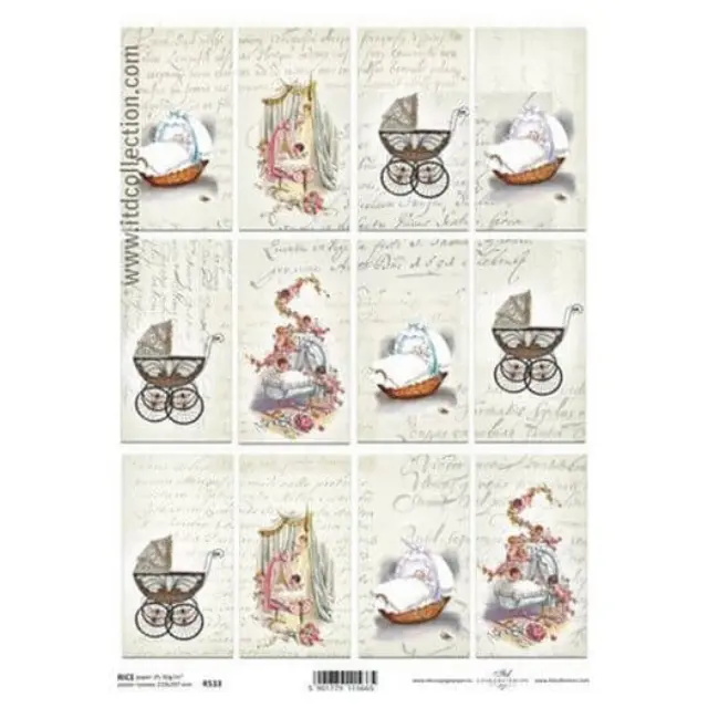 Ριζόχαρτο ITD, 21x29cm, Baby time, R533