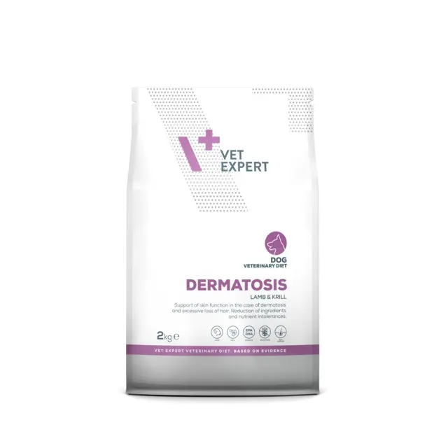 VET EXPERT Veterinary Diet Dermatosis Dog Lamb & Krill - dry dog food - 2 kg