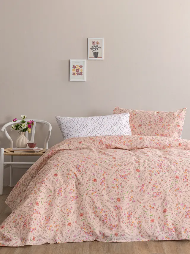 Σετ Σεντόνια 280x265 King Size Fashion Life Palamaiki FL6303 Ροζ 100% βαμβακερόΧωρίς Λάστιχο