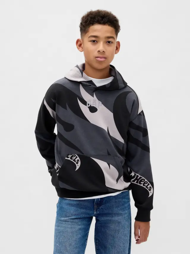 GapKids | Hot Wheels Logo Φούτερ PEBBLE GREY 507