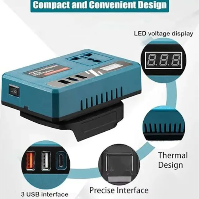 107118 Μετατροπέας Τάσης DC/DC 220V σε 220V 2