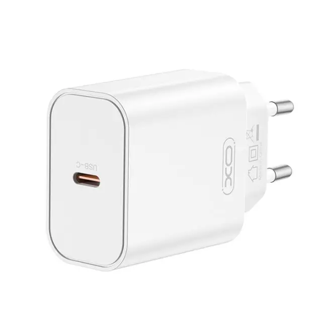 Universal φορτιστής USB-C PD20W, σε λευκό χρώμα