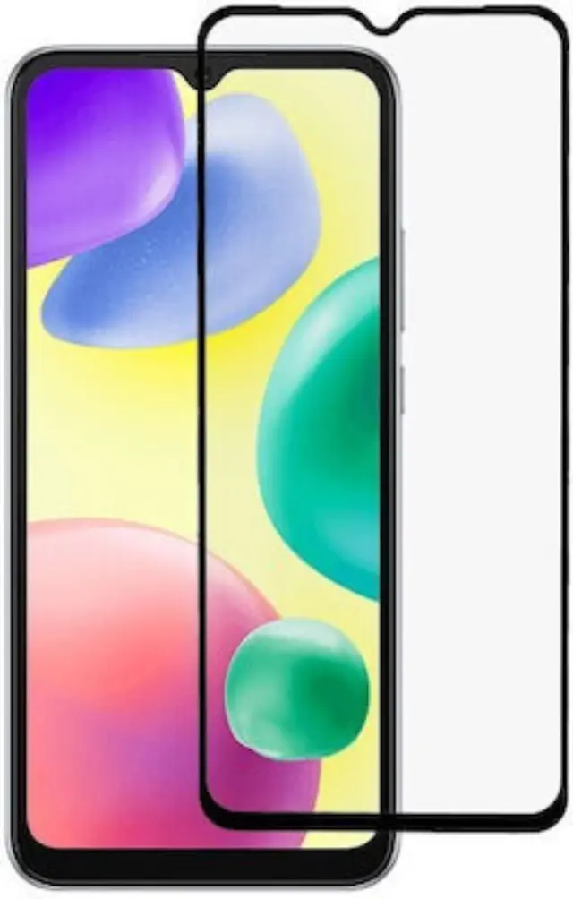 Σκληρυμένο Γυαλί (Tempered Glass) Προστασίας Οθόνης Πλήρης Κάλυψης για Xiaomi Redmi 10A - Μαύρο