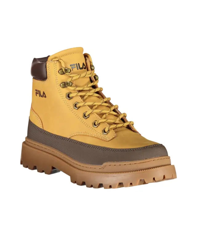 Fila - Ανδρικά Αθλητικό Μποτάκι Mount FFM0491-70109 Κίτρινο/Καφέ 2