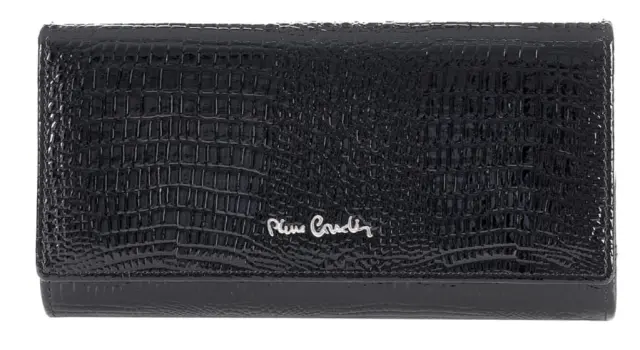 Γυναικείο δερμάτινο πορτοφόλι Pierre Cardin, μαυρο,Lady80 122