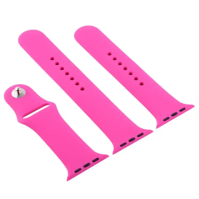 Λουράκι 3in1 για AppleWatch 38/40/41/42(series 10/11/12)mm- Fuchsia OEM 2