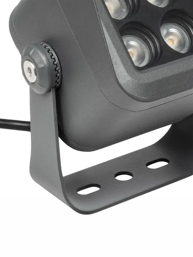 Προβολέας Wall Washer LED 8W 2700K IP65 FLOODVIRA Ανθρακί Σκούρο Γκρί 3