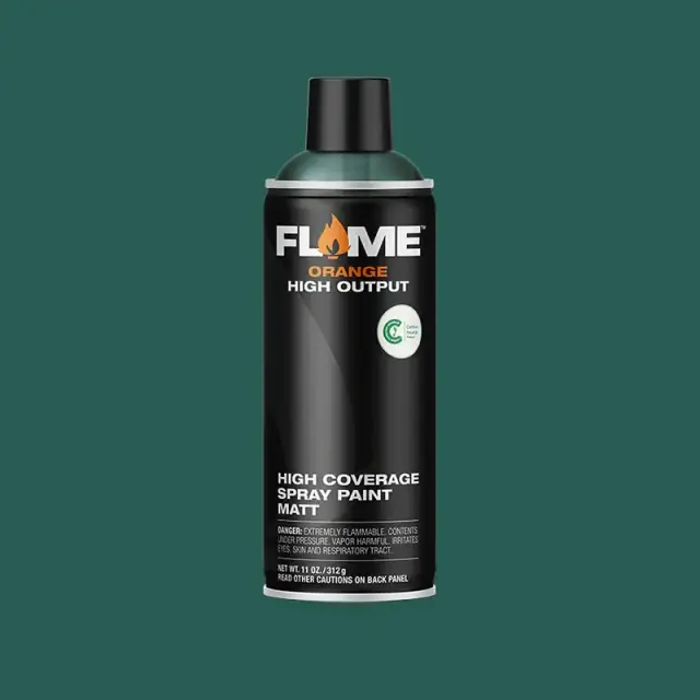 Flame Orange Spray Paint 400ml FO-636 Fir Green