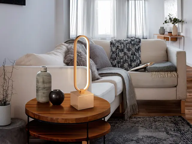 COLETTE LED TA LAMP ROSE GOLD φωτιστικό επιτραπέζιο Ροζ χρυσό