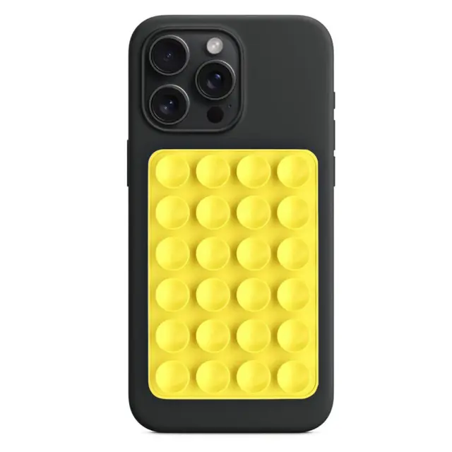 Techsuit® SY-PAD Αντιολισθητική Βάση Κινητού με Βεντούζες- Yellow