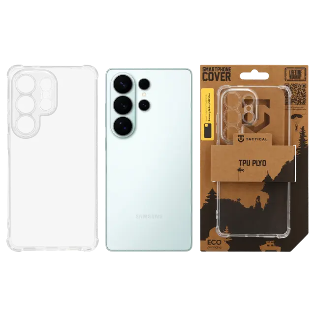 Tactical TPU Plyo Cover for Samsung Galaxy S26 UltraTransparent 3