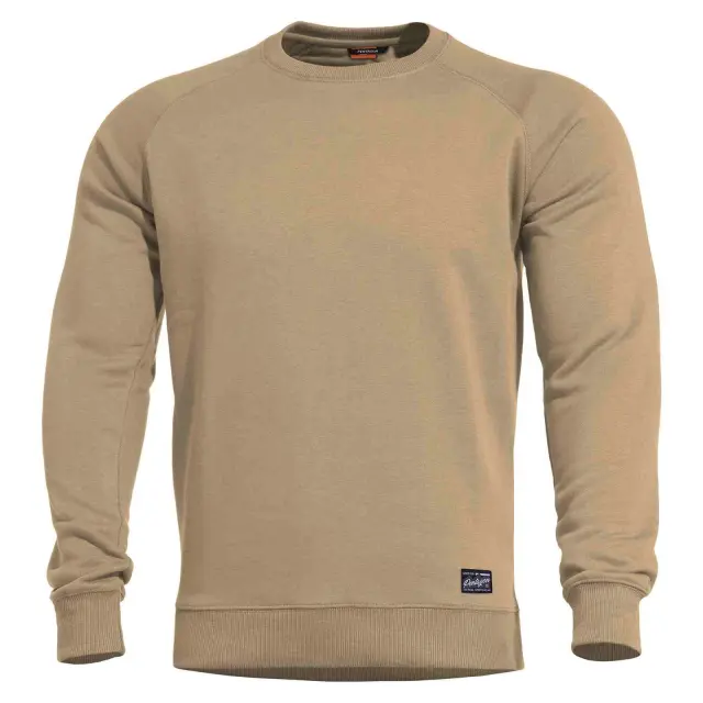 Pentagon Hawk Sweater "BLANK"-Μπλούζα Φούτερ για Καθημερινή Χρήση - 82-Tan Brown-Καφέ ανοιχτό