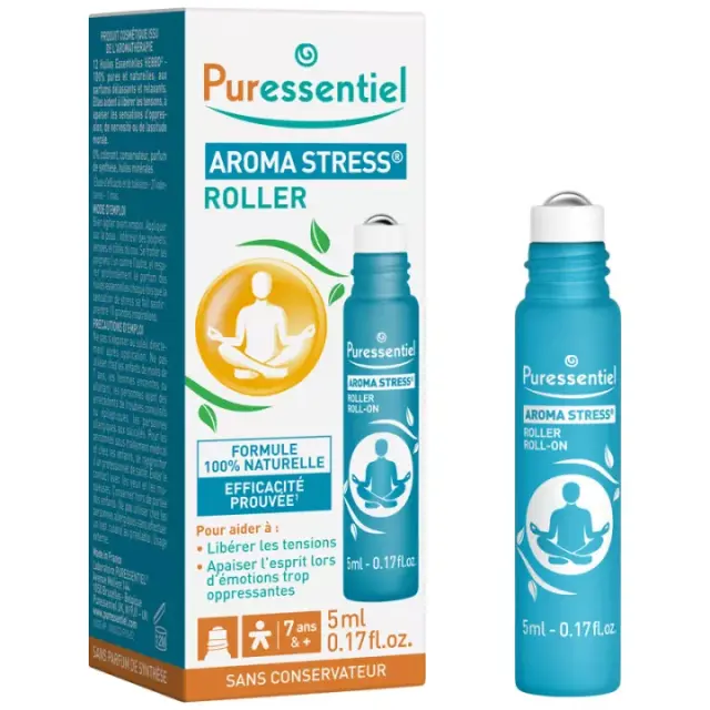 PURESSENTEIL Stress Roller- Ρόλερ Κατά του Στρές με Αιθέρια Έλαια 5ml
