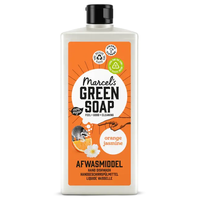 Marcel s Green Soap Υγρό Πιάτων Πορτοκάλι και Γιασεμί 500ml