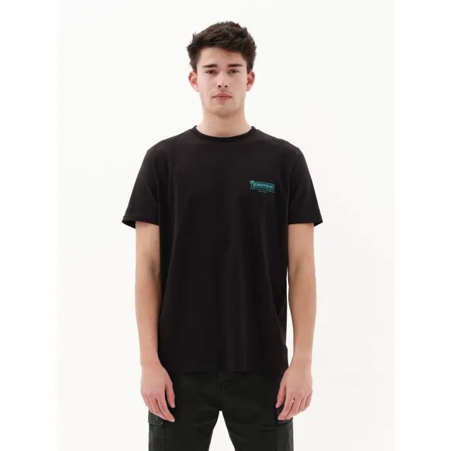 Emerson S/S T-Shirt (231.EM33.15-Black) - Μαύρο