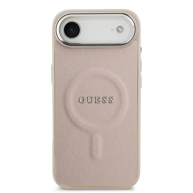 Guess PU Saffiano MagSafe Case for iPhone Air Pink 3